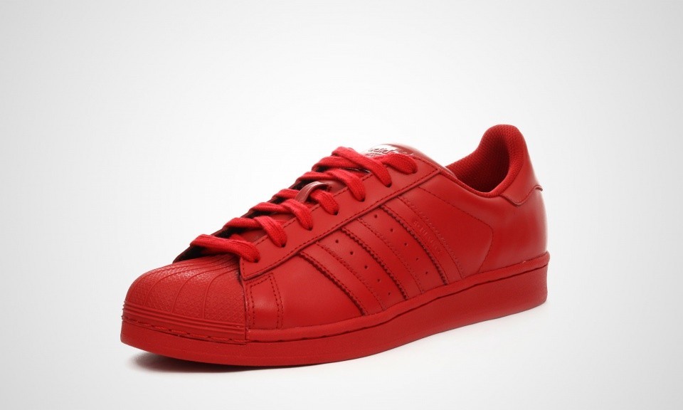 adidas superstar rouge et blanc femme