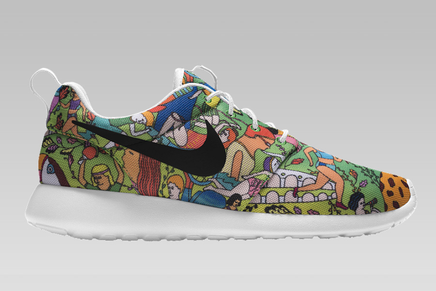 nike rosh run motif